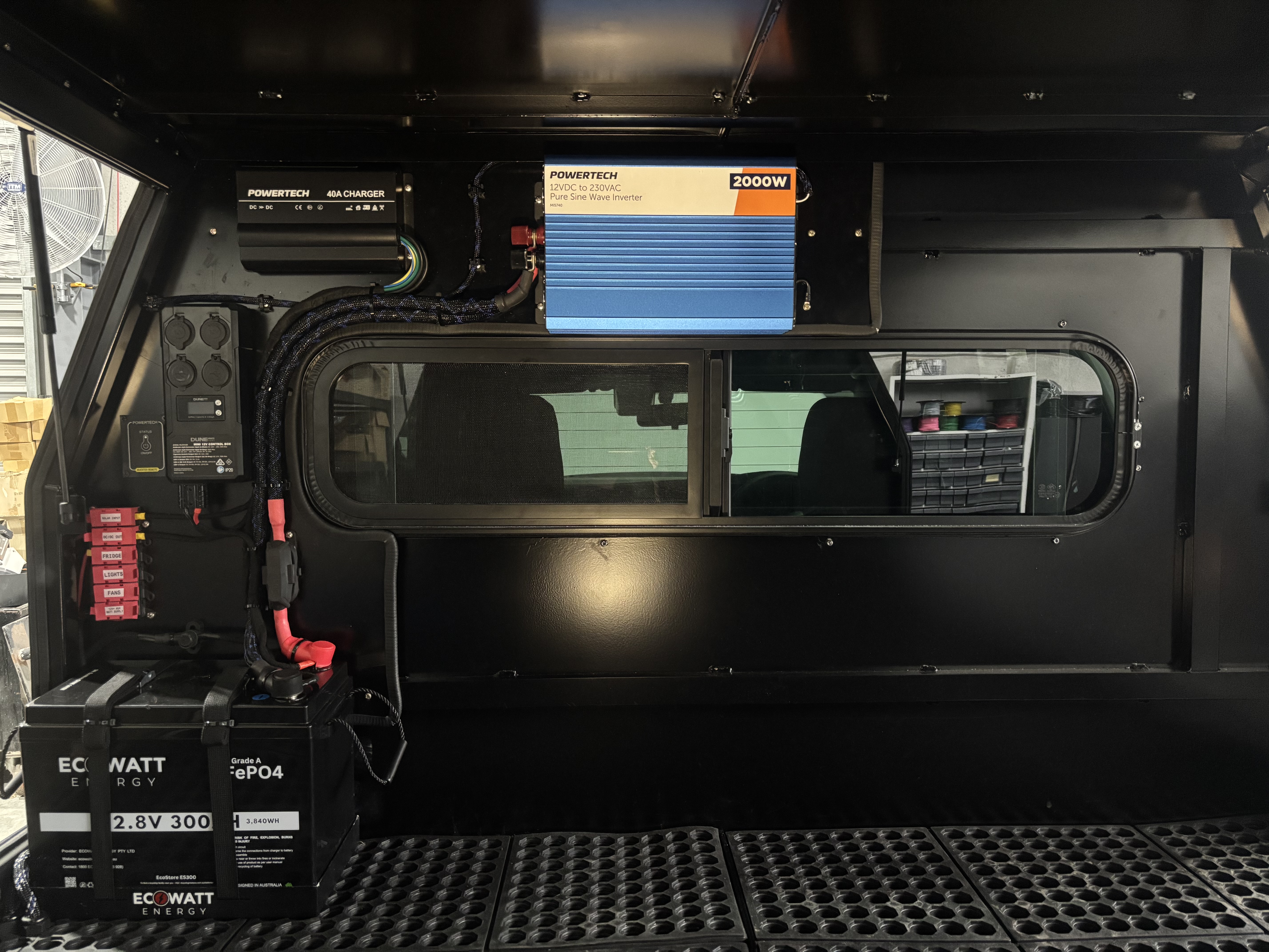 Caravan electrical upgrade install